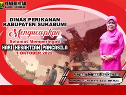 HARI KESAKTIAN PANCASILA, KADIS PERIKANAN SUKABUMI ” MARI BERKARYA UNTUK BANGSA”