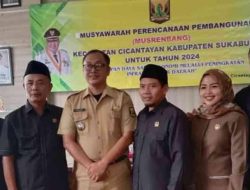 7 Anggota DPRD Dapil III Hadiri Musrenbang Kecamatan Cicantayan Sukabumi