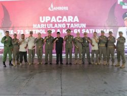 UPACARA HUT SATPOL PP DAN LINMAS, WABUP APRESIASI PRESTASI SATPOL PP KAB. SUKABUMI