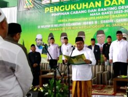 PELANTIKAN PIMPINAN CABANG DAN RANTING DMI SE WILAYAH 3, BUPATI : JADIKAN MESJID PUSAT PERADABAN DAN PEMBERDAYAAN