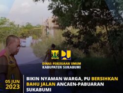 UPTD PU Sagaranten Pelihara Bahu Jalan Kabupaten Ruas Ancaen Pabuaran