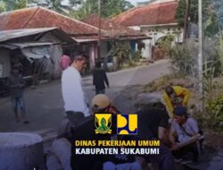 UPTD PU Sagaranten Tangani Jalan Jebol Curugkembar