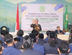 Diklat KKN STAI Syamsul Ulum, Sekda paparkan visi misi dan potensi Kabupaten Sukabumi