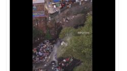 Viral Warga Terekam Kamera Drone Sedang Buang Sampah Ke Anak Sungai Citarum, Cimahi Selatan