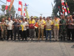 Bupati Sukabumi resmikan jembatan Cicewol Desa Babakanpari Kecamatan Cidahu.