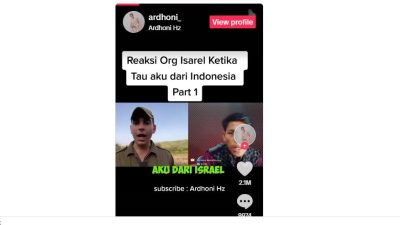 Beberapa Pandangan Terhadap Indonesia dari Publik Figur dan Media Israel