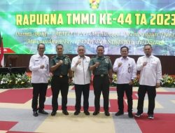 Rapat Purna TMMD, Wabup: “Hasil Evaluasi di Sukabumi Terlaksana dengan Baik dan Lancar.”