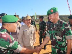 SEKDA DAMPINGI KUNJUNGAN KERJA WAKASAD MENINJAU PROGRAM KETAHANAN PANGAN DAN PENGHIJAUAN LAHAN