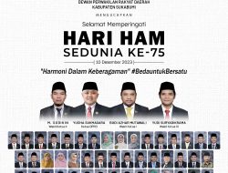 Dewan Perwakilan Rakyat Daerah Kabupaten Sukabumi Mengucapkan Hari HAM Sedunia ke 75