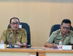 SEKDA PIMPIN RAPAT PEMBAHASAN AKSELERASI PENCAPAIAN TARGET RPJMD PEMKAB SUKABUMI