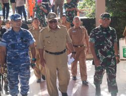 APEL PERGESERAN PASUKAN PENGAMANAN TPS, BUPATI MARWAN MINTA JAGA KONDUSIVITAS SITUASI LAPANGAN