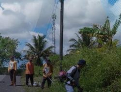 UPTD PU Jampangkulon Giat Rutin Pemeliharaan Bahu Jalan