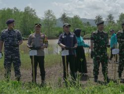 Antisipasi Abrasi Unhan Tanam 5000 Mangrove di Pantai Palangpang Sukabumi