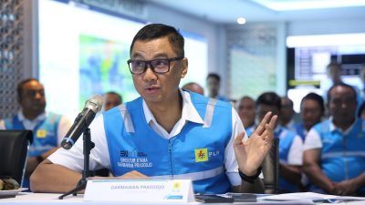 Dirut PLN Pimpin Langsung Pengamanan Pasokan Listrik dari Posko Nasional Siaga Pemilu PLN