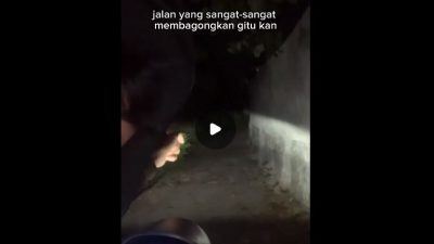 Video Penampakan Mahluk Halus, Biasa Pulang Lewat Tengah Malam, Ketemu Poci Dibilang Cees