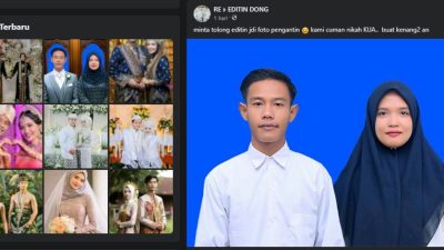 Bikin Iri Netizen, Bahagiakan Pasangan Baru Menikah di KUA, Para Editor Berikan Hadiah Foto Pernikahan Luar Biasa