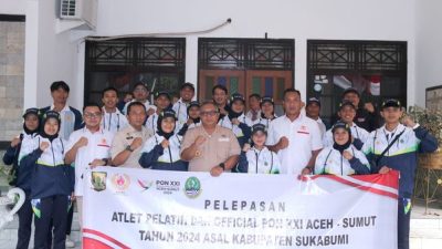 Lepas Kontingen PON XXI, Bupati Marwan Minta Para Atlet untuk Tampil Maksimal