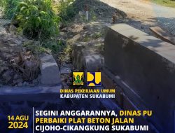 UPTD PU Sagaranten Monitoring Rehabilitasi RJIP Cibojong Cidadap