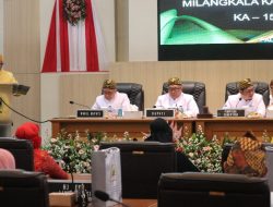 Rapat Paripurna DPRD Dalam Rangka Milangkala Kabupaten Sukabumi ke-154