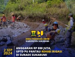 UPTD PU Jampangkulon Monitoring Rehabilitasi Irigasi Ciawi-Maranginan