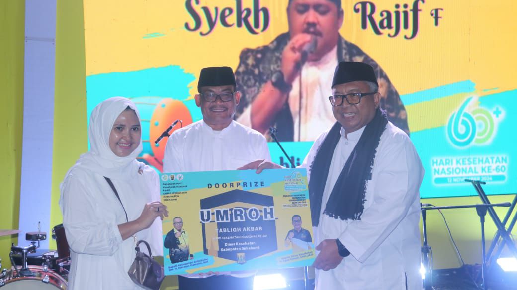 Tabligh Akbar Hari Kesehatan Nasional, Bupati Ajak Terapkan PHBS Wujudkan Indonesia Emas 2025