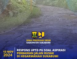 Soal Jalan Rusak di Hegarmanah Cicantayan, Ini Respon UPTD PU Wilayah II Cibadak Sukabumi