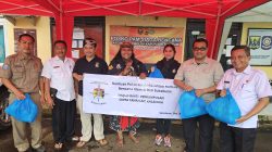Kalacakra Serahkan Bantuan untuk Warga Terdampak Bencana Alam Sukabumi