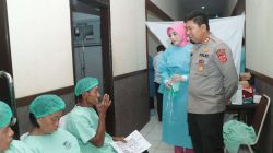 “Sehat Amanah Beriman” Polres Sukabumi Gelar Operasi Katarak Gratis