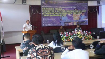 Disdik Selenggarakan Bimtek Penguatan Refleksi dan Komunitas Belajar Jenjang SMP