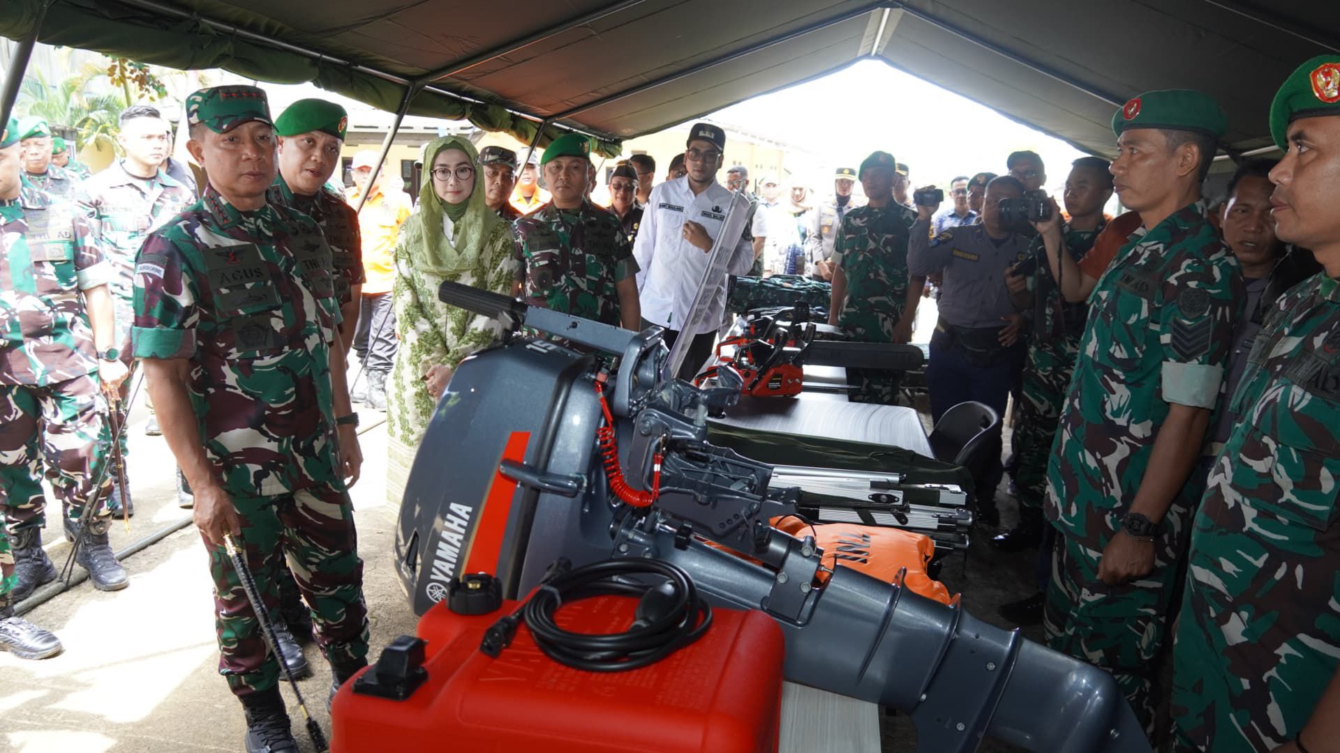 Sekda hadiri kunjungan kerja Panglima TNI ke Makodim 0607/Kota Sukabumi