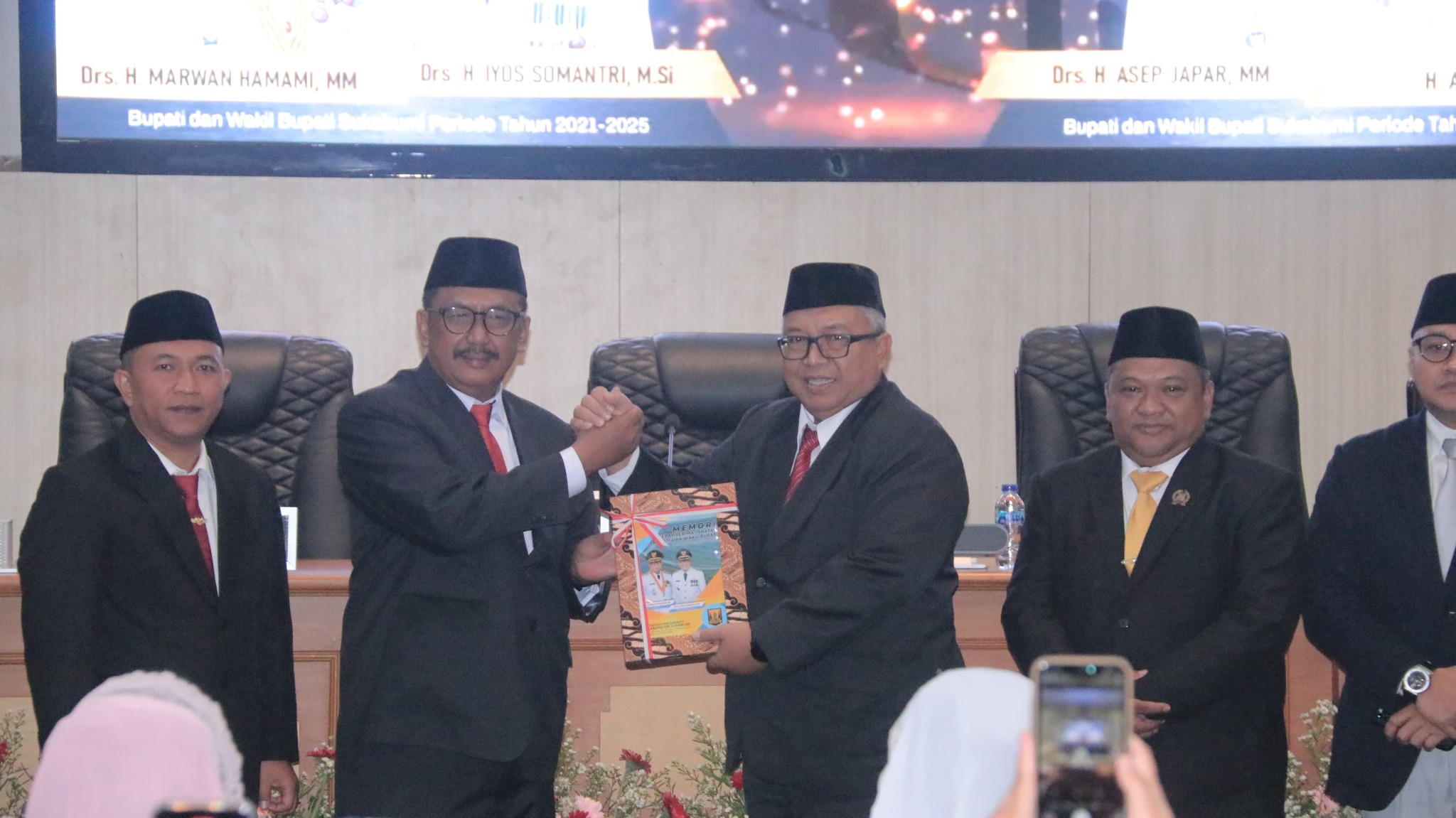 DPRD Gelar Rapat Paripurna Sertijab Bupati dan Wakil Bupati Sukabumi