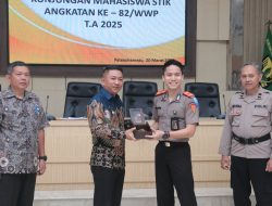 Wabup Terima Mahasiswa STIK Angkatan Ke-82/ Widya Wira Pratama Di Aula Setda