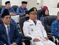 Wabup bersama FORKOPIMDA secara virtual ikuti upacara peringatan Hari OTDA ke 29