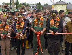 Peresmian Jalan Mayjen Kunto Arief Wibowo, Bupati “Dukung pertumbuhan kesejahteraan Petani”