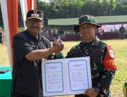 Buka kegiatan TMMD ke 124 di Sukaraja, Bupati “Bantu percepatan pembangunan Daerah”