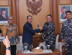 Sekda Sambut Kunker DANLANAL Bandung, Bahas Program Penting untuk Masyarakat