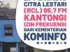 LPPL Radio Citra Lestari Sukabumi 95,7 FM Kantongi Izin Frekuensi dari Kementerian Kominfo