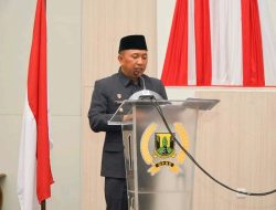 Paripurna DPRD, penyampaian nota penjelasan Bupati atas RAPERDA pertanggungjawaban APBD 2024
