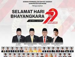 DPRD Kabupaten Sukabumi Mengucapkan Selamat Hari Bhayangkara 1 Juli 2025