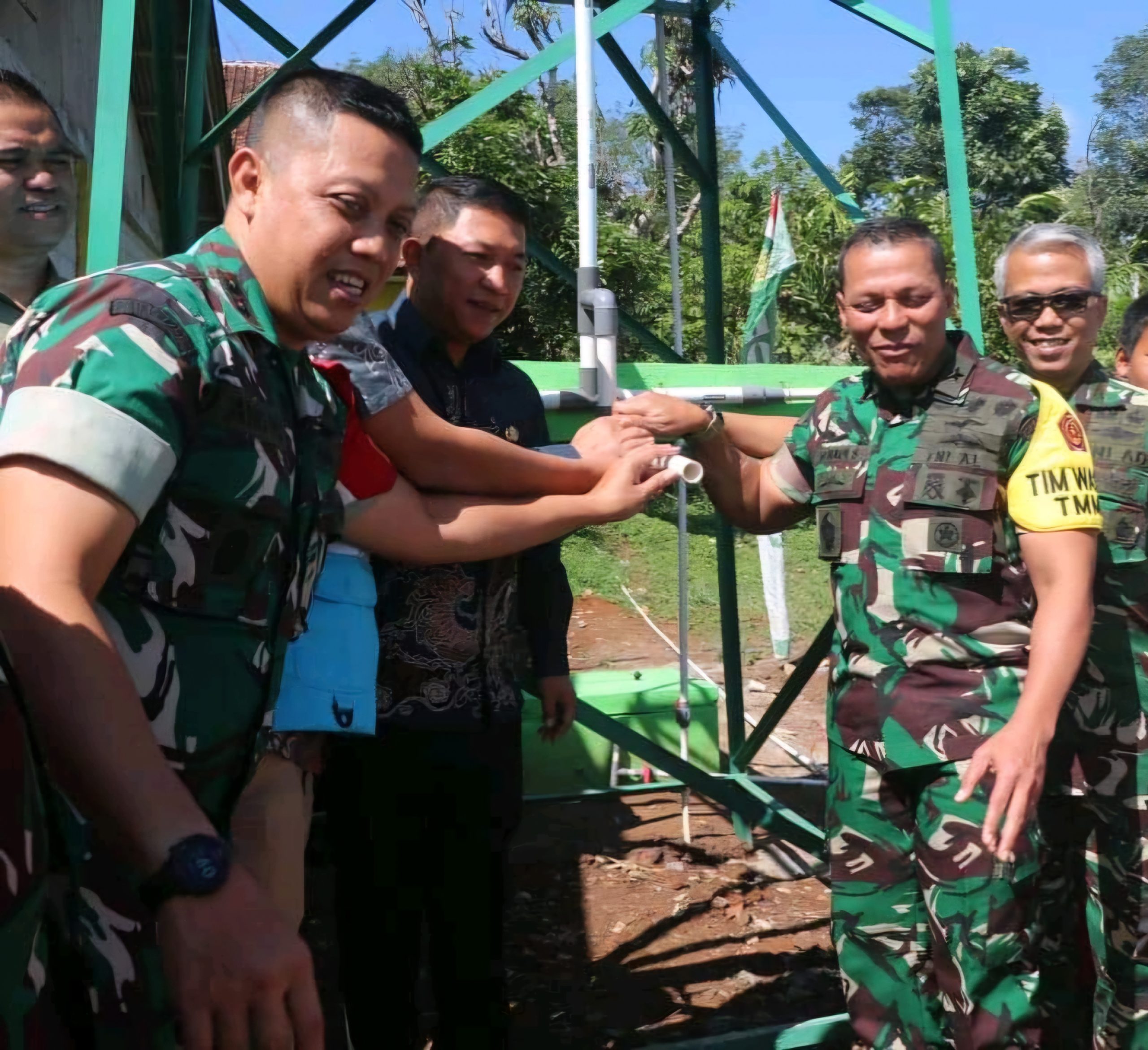Wabup dampingi KunKer Tim Pengawasan dan Evaluasi TMMD Tahun 2025