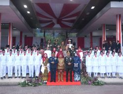 Upacara Penurunan Bendera Merah Putih, Wabup “Refleksi perjuangan para Pahlawan Bangsa”