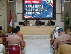 Rapat Dinas, Bupati tegaskan Pentingnya Sinergitas untuk menjawab Tantangan Pembangunan