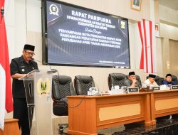 Paripurna DPRD Agenda Nota Pengantar Bupati Atas Raperda APBD 2025