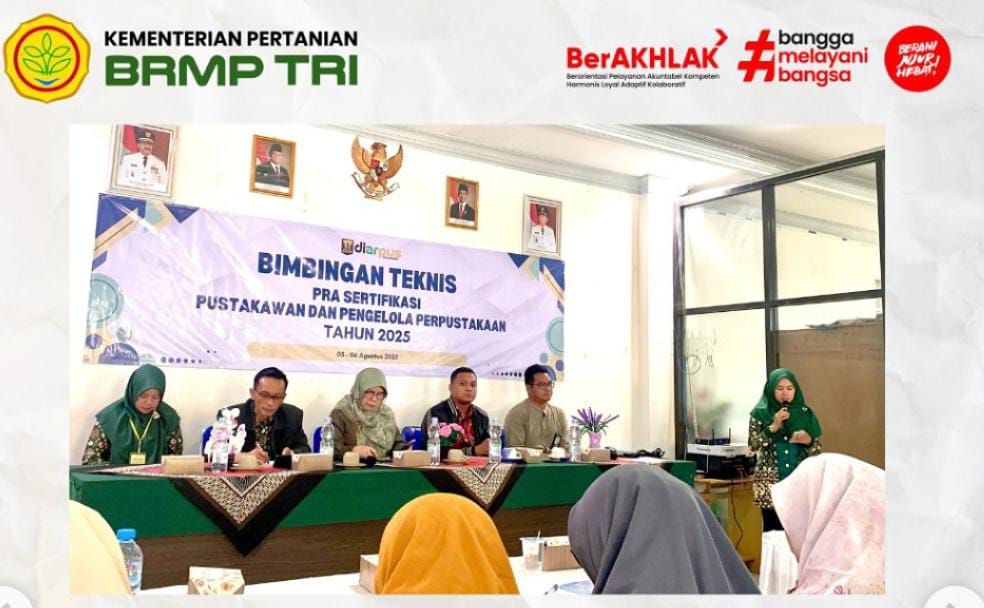 Perpustakaan BRMP TRI Berpartisipasi Di Bimtek Pra Sertifikasi Pustakawan