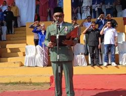 Dewan Sendi A. Maulana Tampil Memukau di Upacara HUT ke 80 RI Tingkat Kec. Gunungguruh