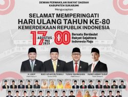 DPRD Kabupaten Sukabumi Mengucapkan Selamat HUT ke-80 Republik Indonesia