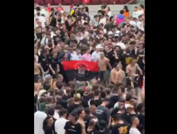 Konser Rap Max Korzh di Polandia Diwarnai Insiden Pengibaran Bendera Nasionalis Ukraina, Polandia Ajukan Tuntutan Pidana dan Deportasi  Warga Ukraina