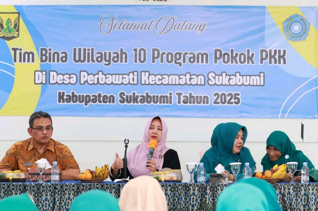 Bina Wilayah, Ketua TP PKK Kab Sukabumi minta 10 Program PKK Berdampak Nyata