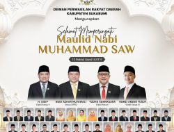 DPRD Kab. Sukabumi Mengucapkan Selamat Memperingati Maulid Nabi Muhammad SAW 1447 H.
