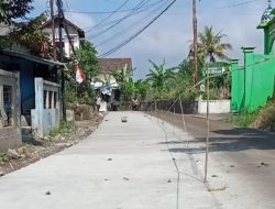 Betonisasi Ruas Cibenda-Duren Gede Cicurug, Dukung Mobilitas Warga